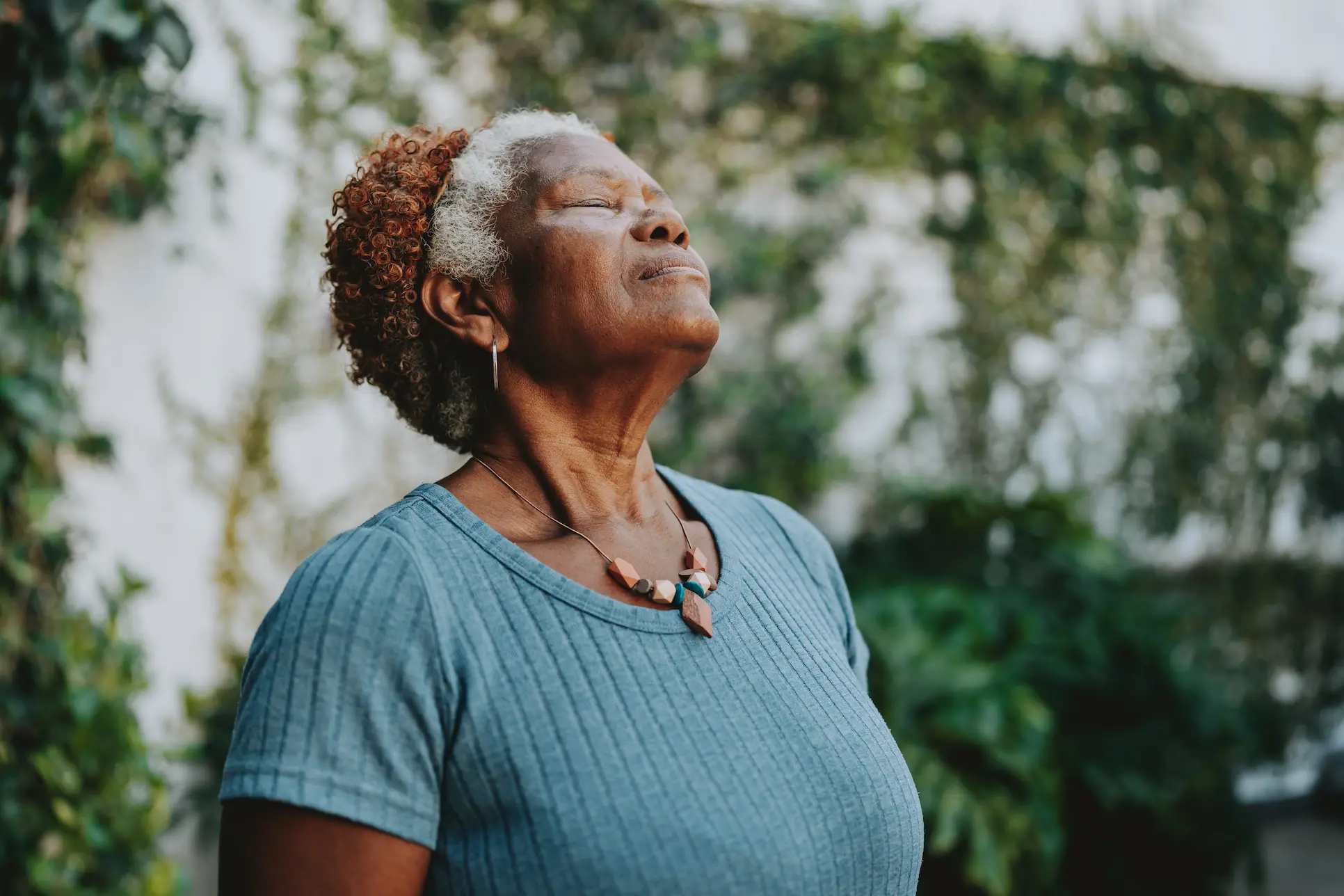 Woman feeling good